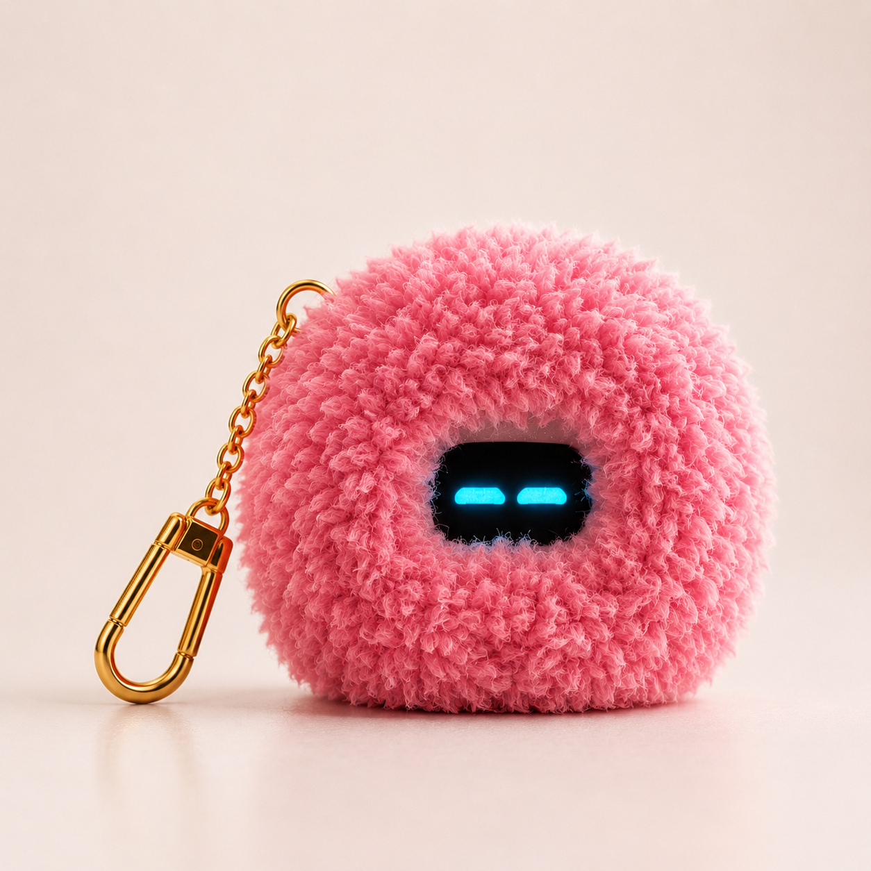 Koyu pembe Minnoş mini robot